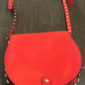 Rebecca Minkoff Red Crossbody Bag with Accents